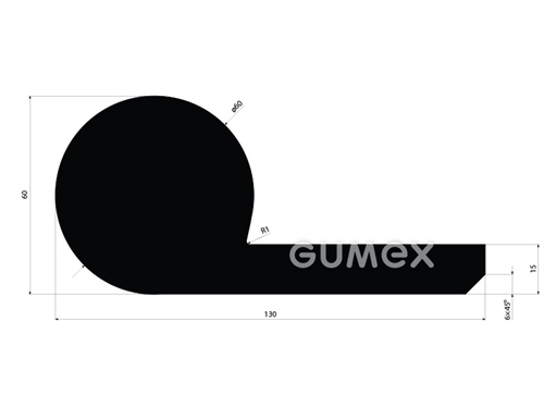 GUMMIPROFILE FÜR WASSERBAUTEN P-FORM